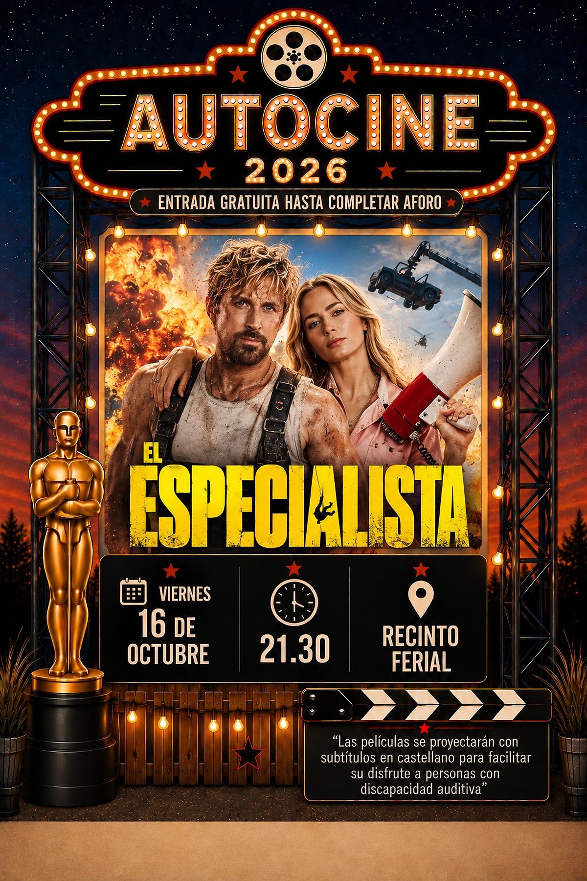 Drive-in cinema returns with screening of ‘El Especialista’