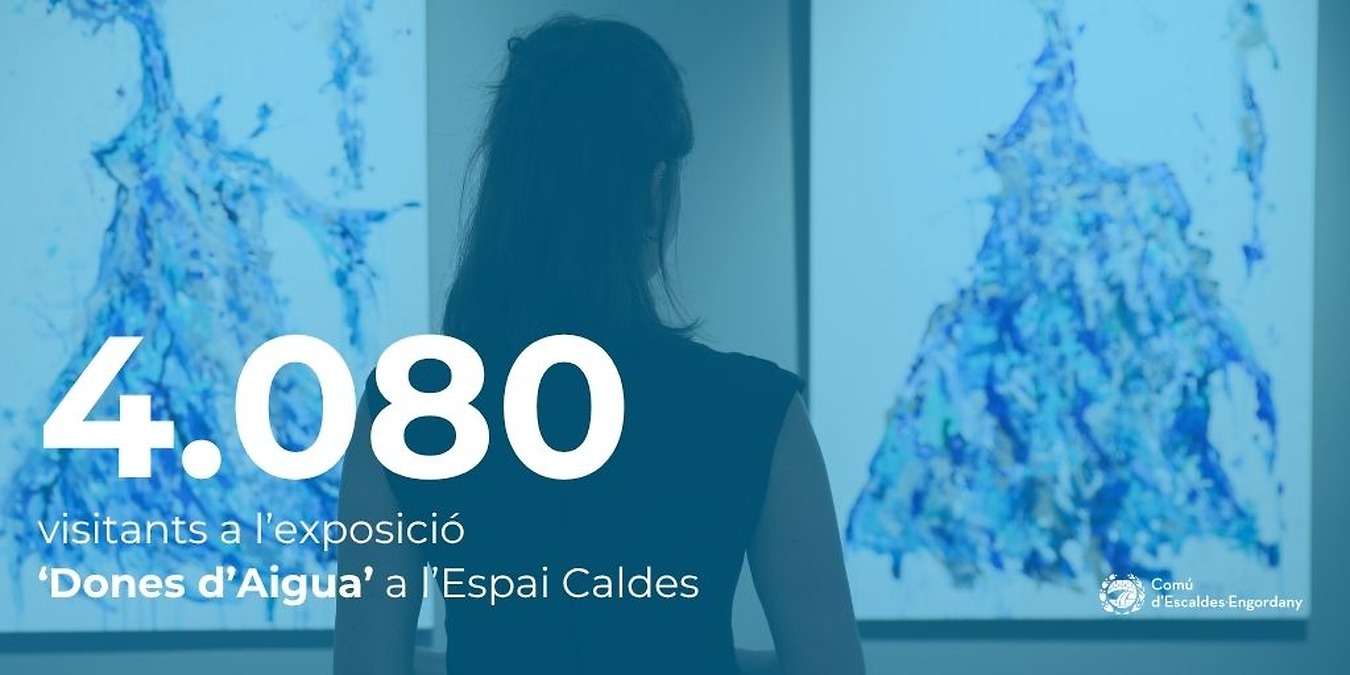 Exhibition 'dones d'aigua' attracts over 4,000 visitors at Espai Caldes