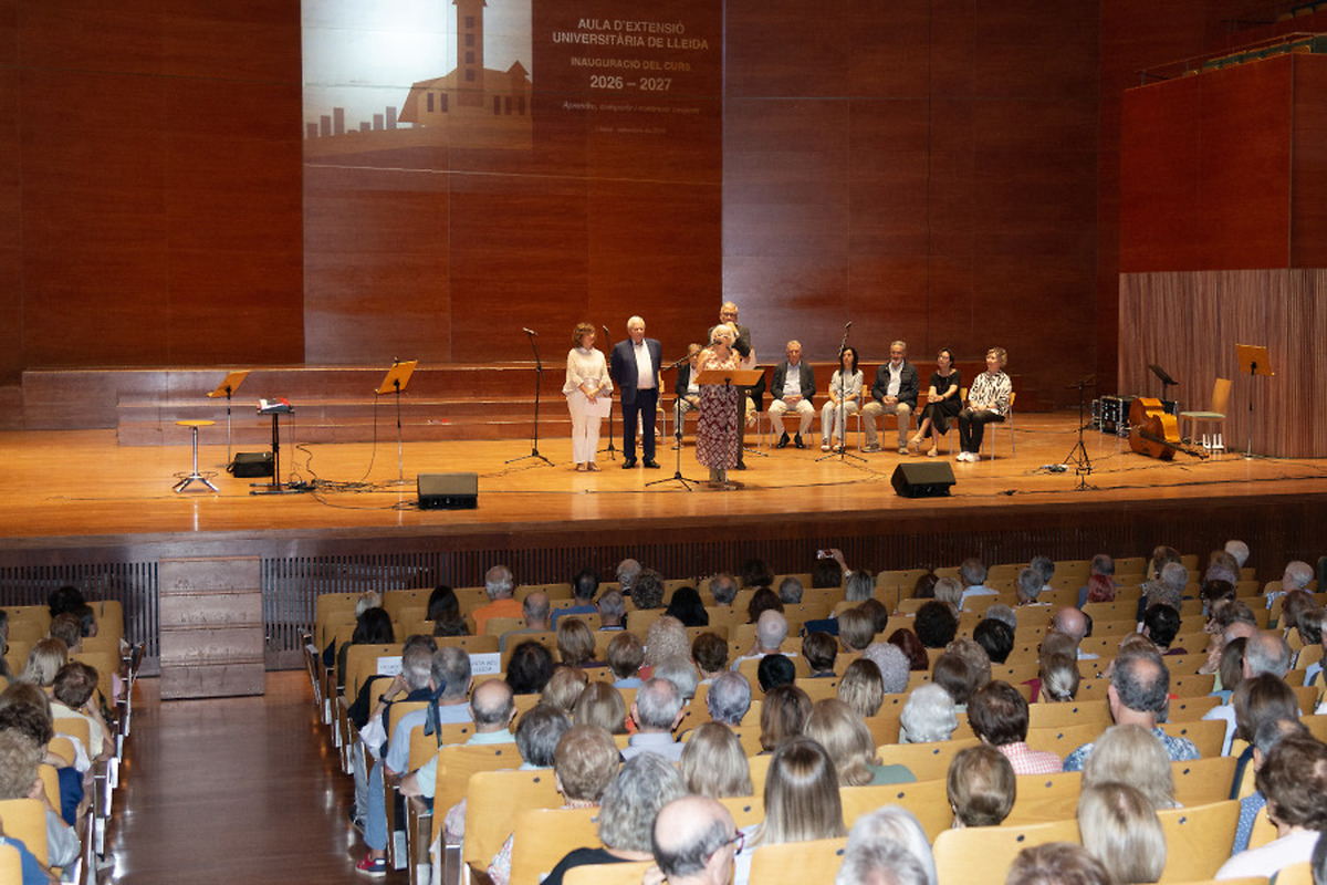 Aula de extensión universitaria in Lleida welcomes 1,784 new students