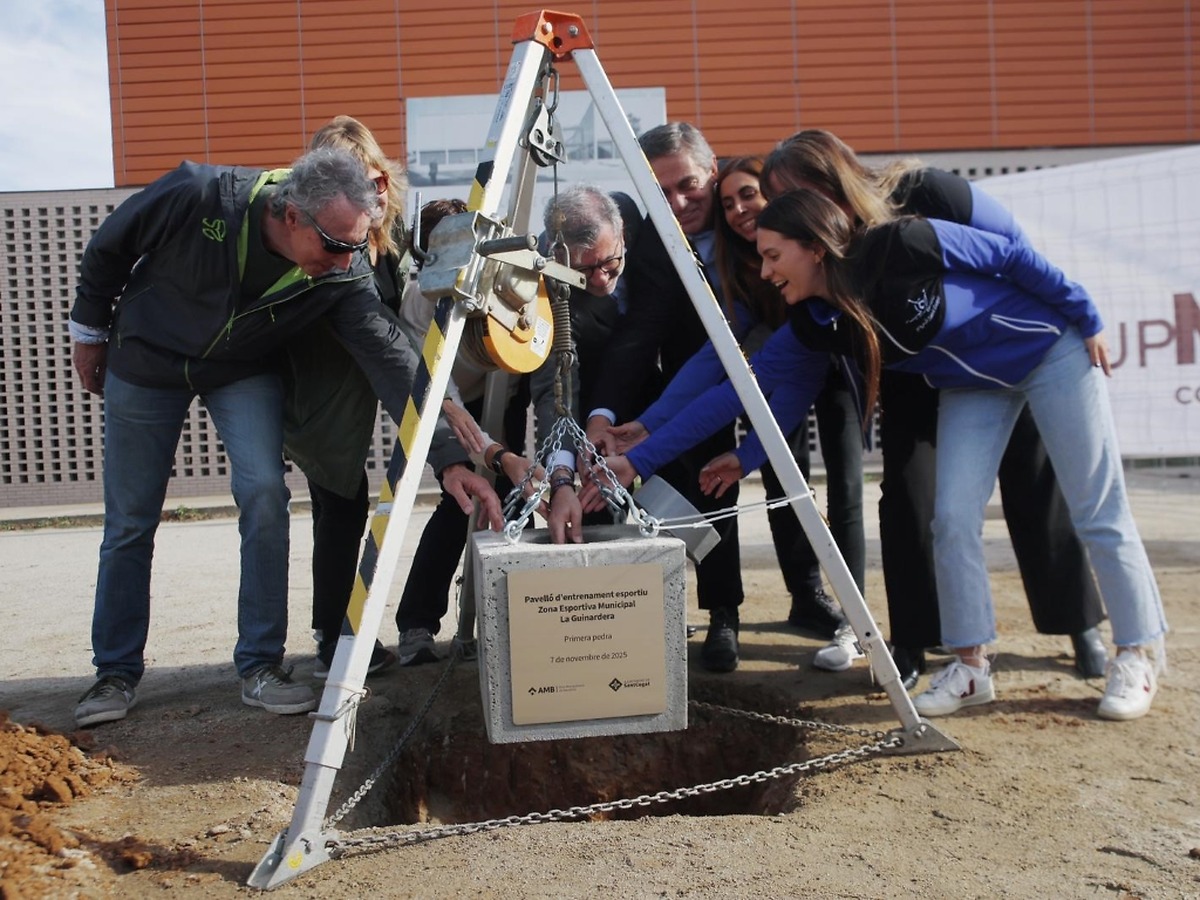 construction begins on training pavilion in sant cugat's municipal sports zone