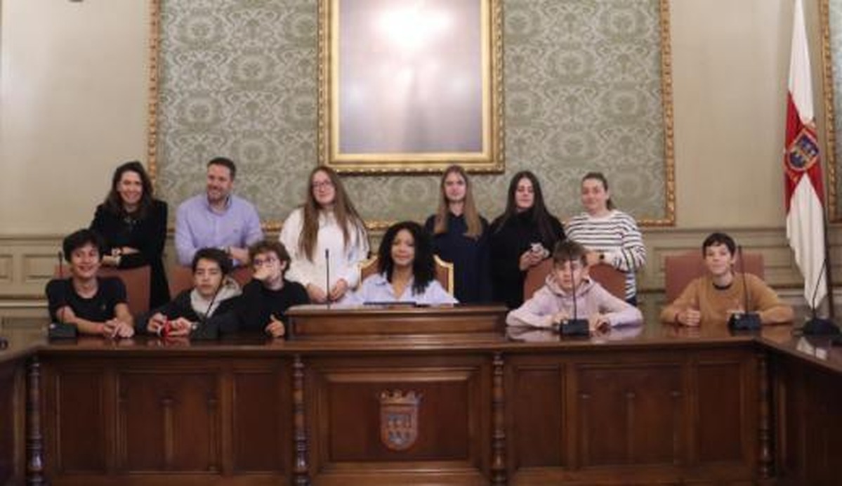 French exchange students visit Tudela town hall