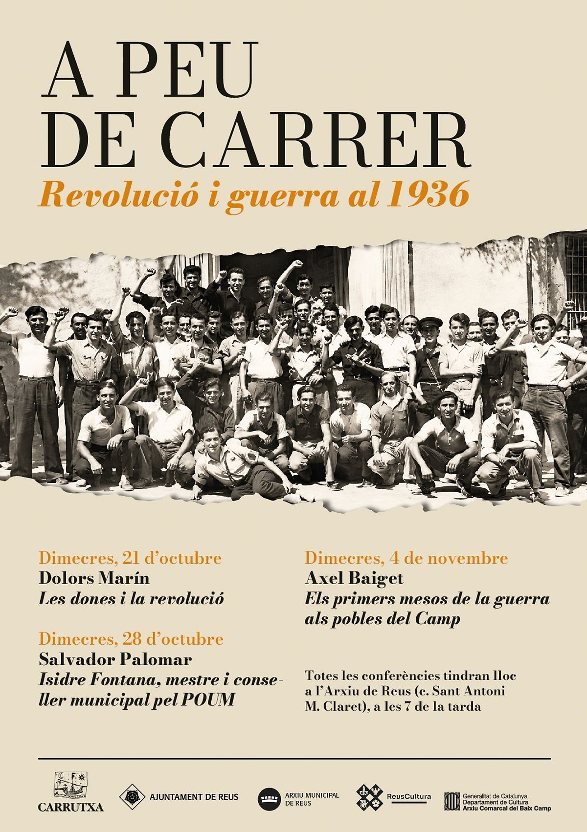 Reus hosts conference series on revolution and war in 1936