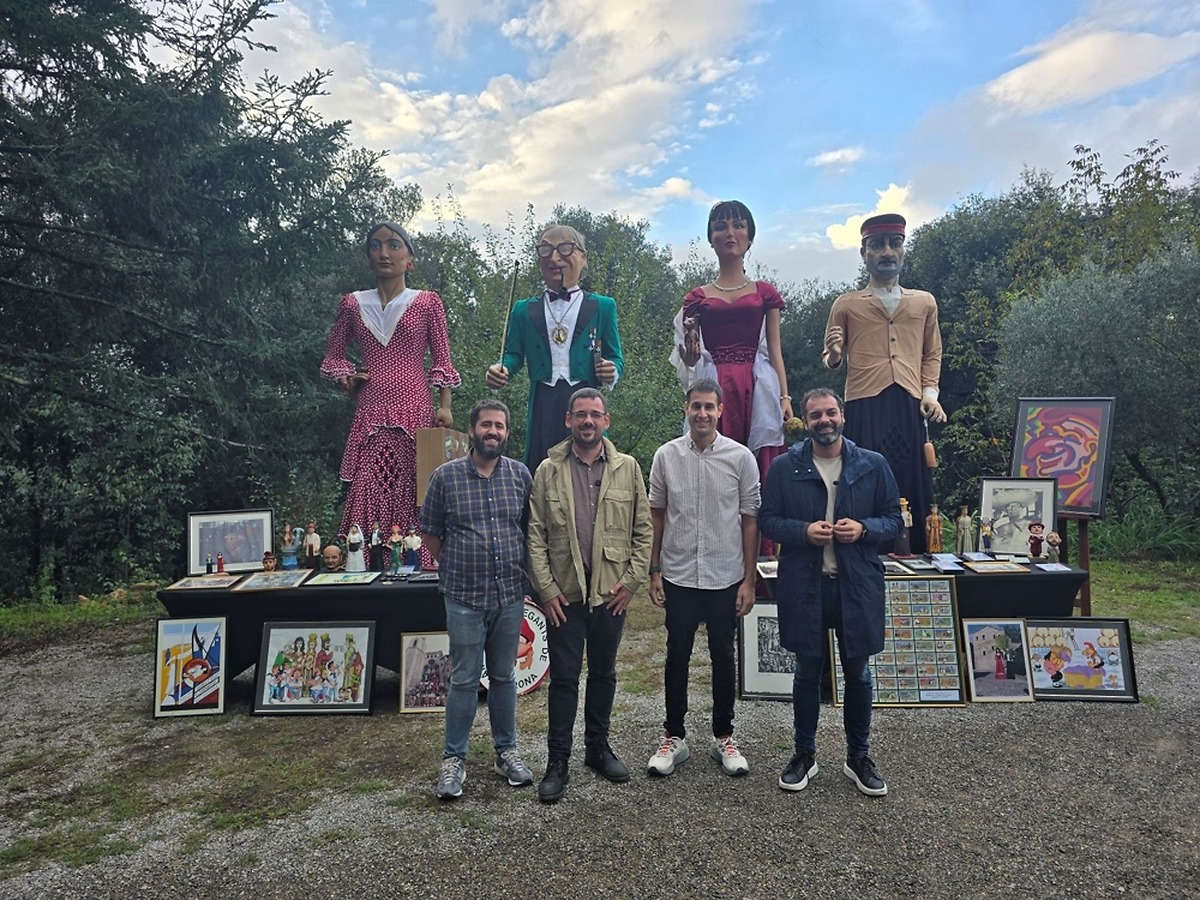 Xavier Cugat's giants return to the streets of Girona after twenty years