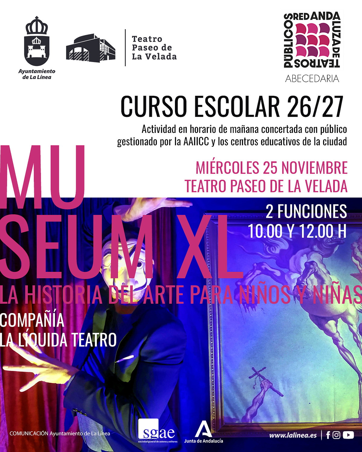 Teatro Paseo de la Velada to host 'Museum XL' for La Línea schools on 25 November
