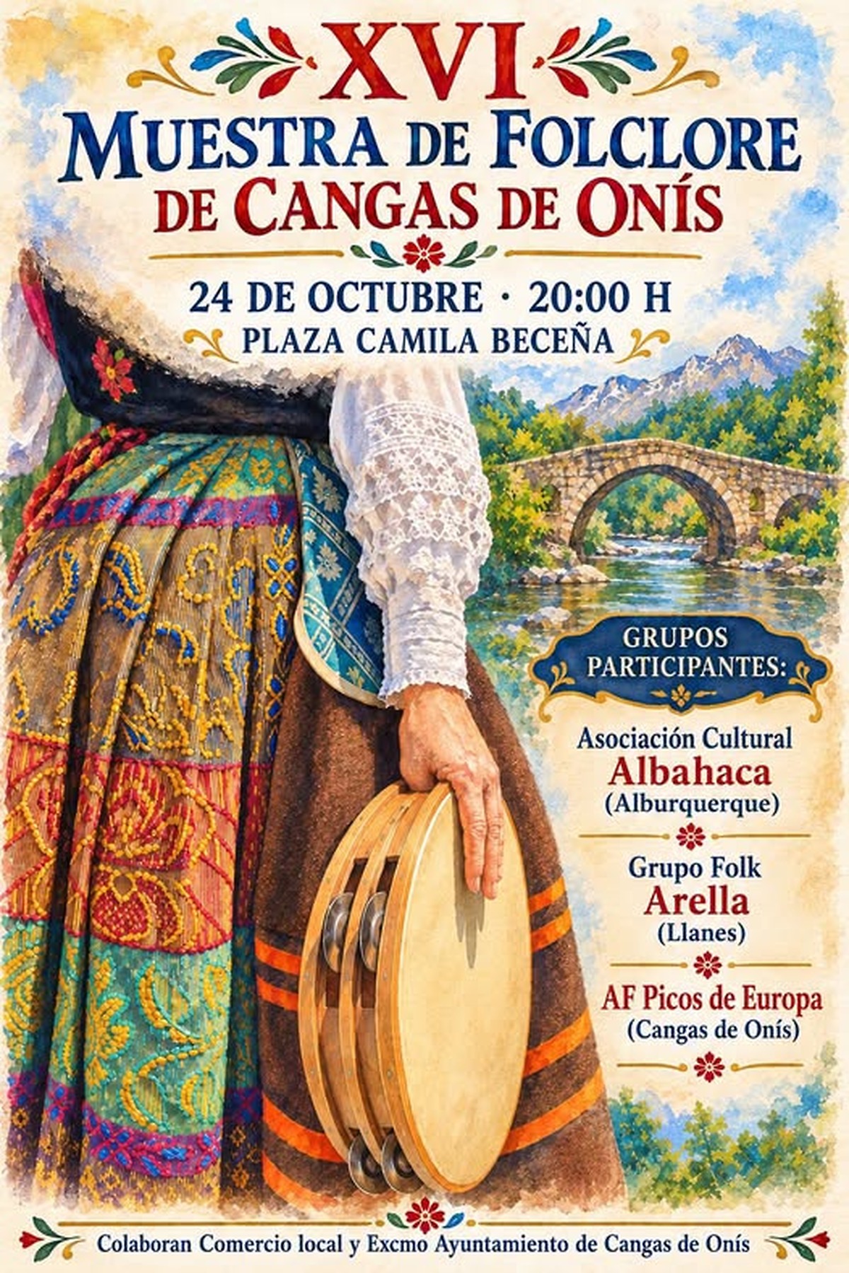 Cangas de Onís to host the 16th folklore showcase