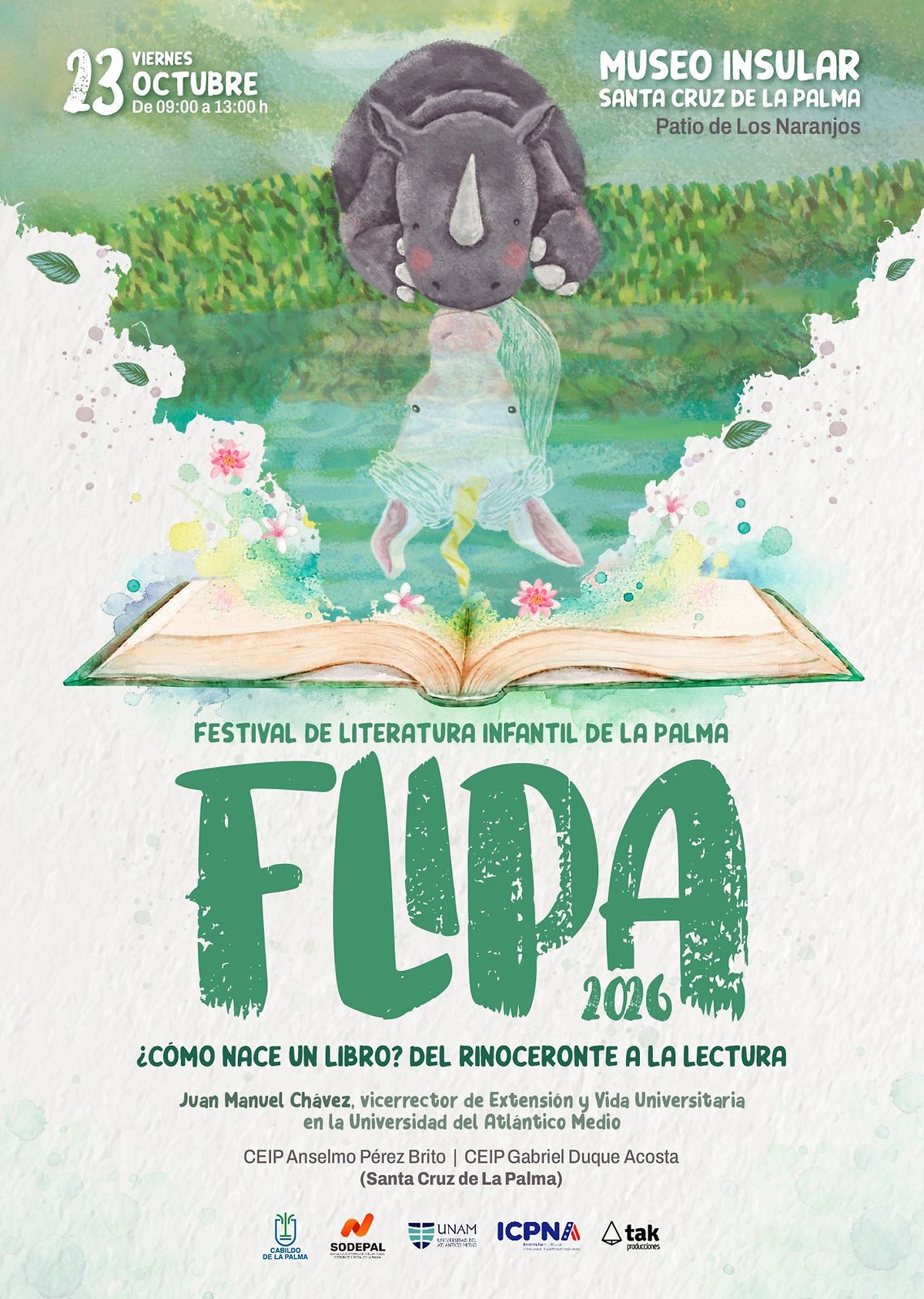 Festival de literatura infantil de La Palma promueve la creación literaria entre escolares