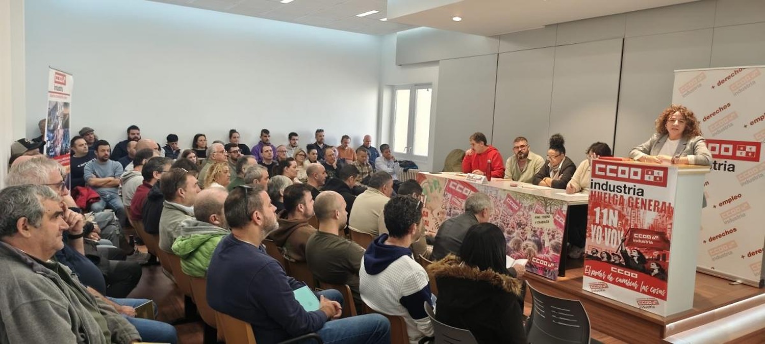 CCOO Industria León prepares for general strike on 11 November