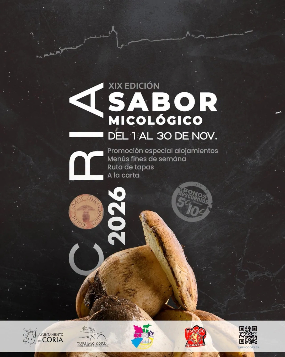 Coria celebrates mushroom month with 'Coria Sabor Micológico 2026'