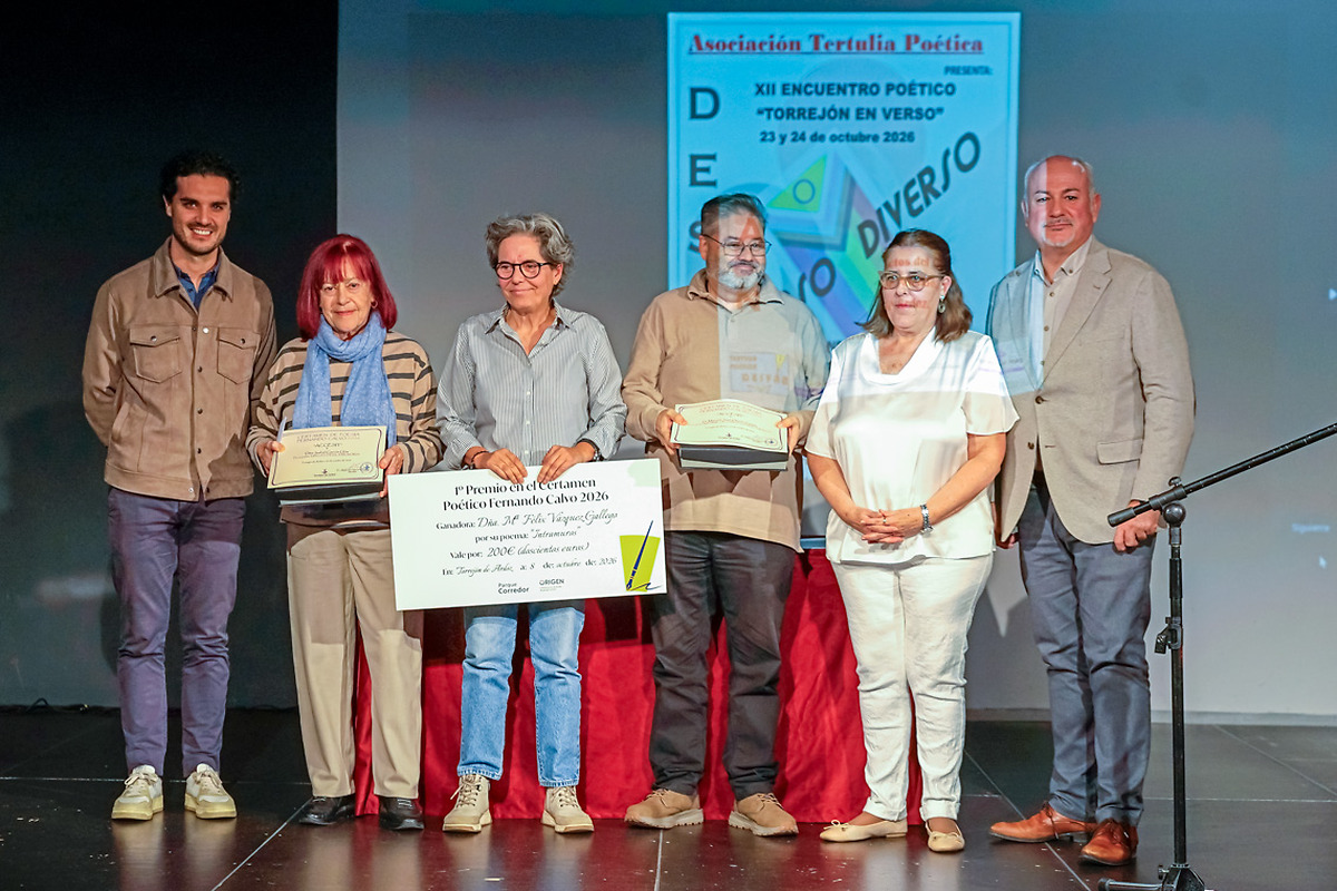 Torrejón pays tribute to Fernando Calvo at 2026 poetry event