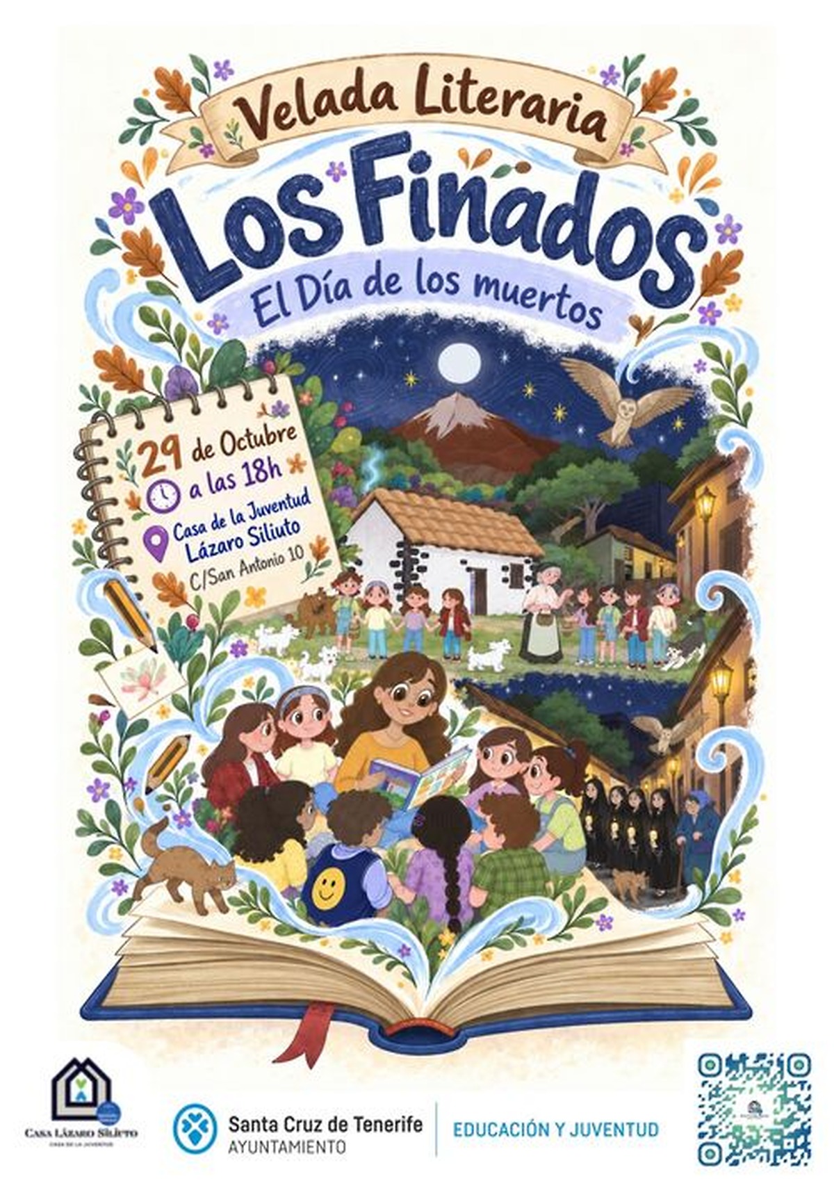 Casa de la Juventud Lázaro Siliuto hosts literary evening for Día de los Finados