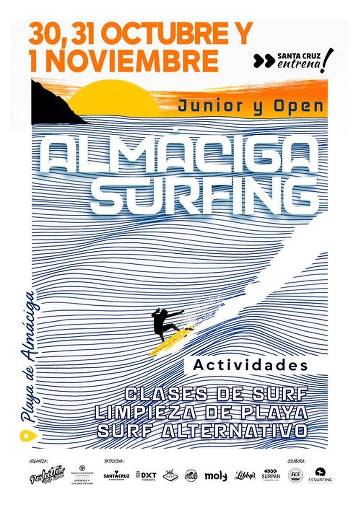 Almáciga to host junior and open surfing championship from 30 October to 1 November