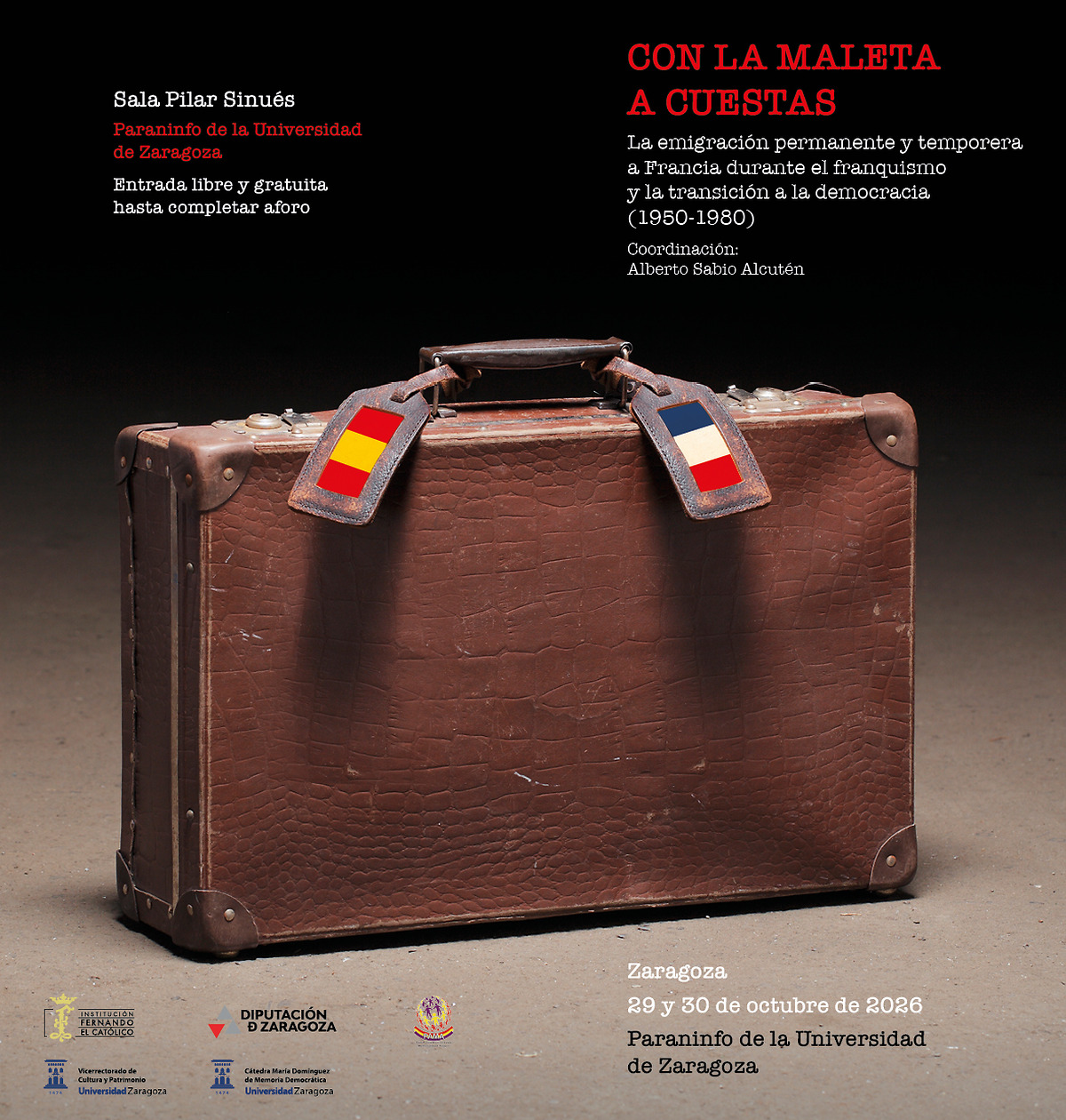 Cultural agenda of the University of Zaragoza from 29 October to 5 November 2026