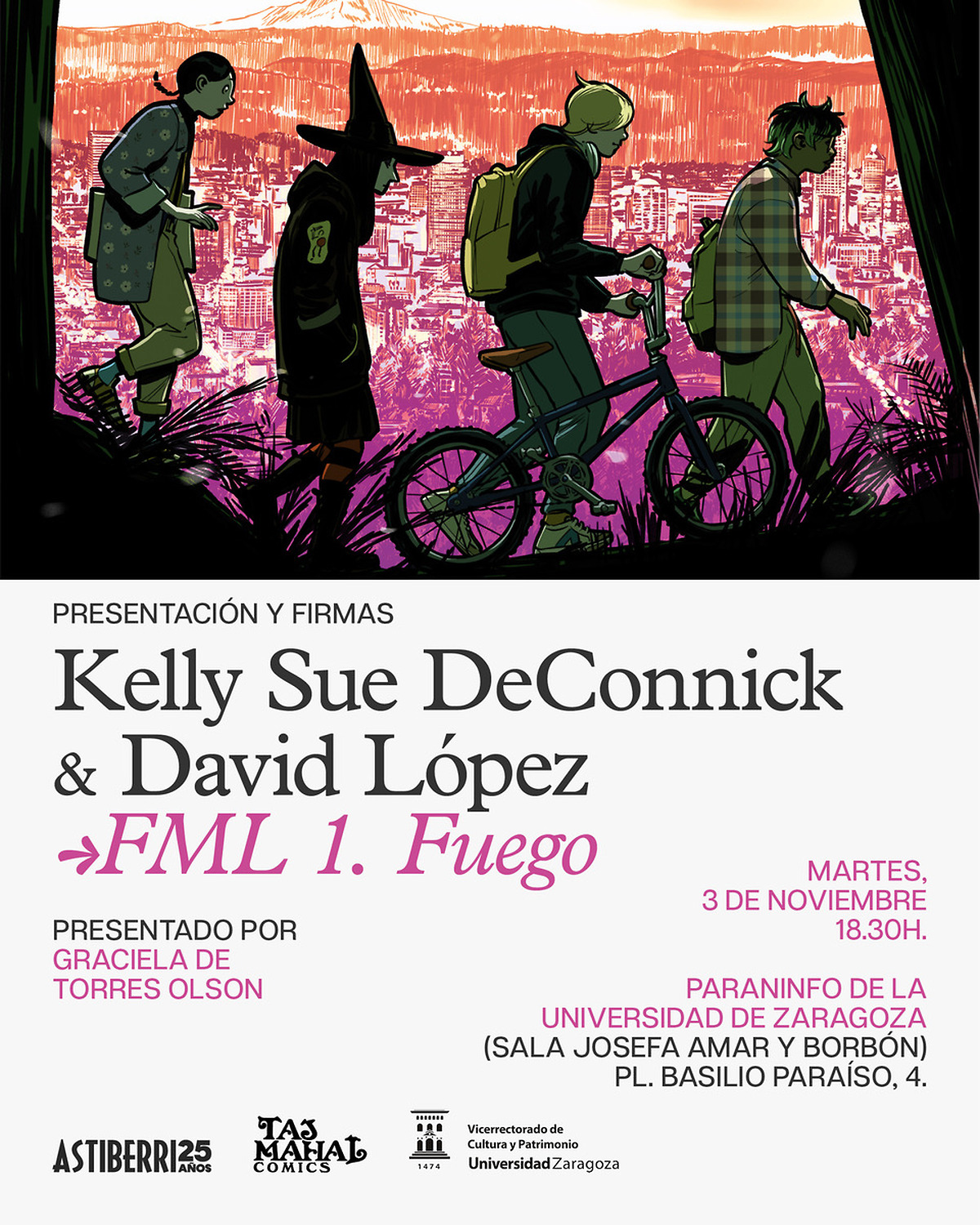Kelly Sue DeConnick to present new work FML at Universidad de Zaragoza