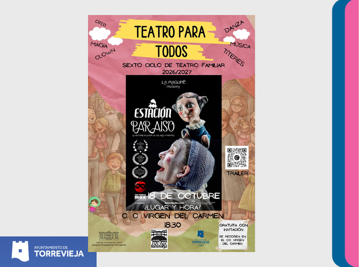 Teatro para todos launches 2026/2027 season with free performances