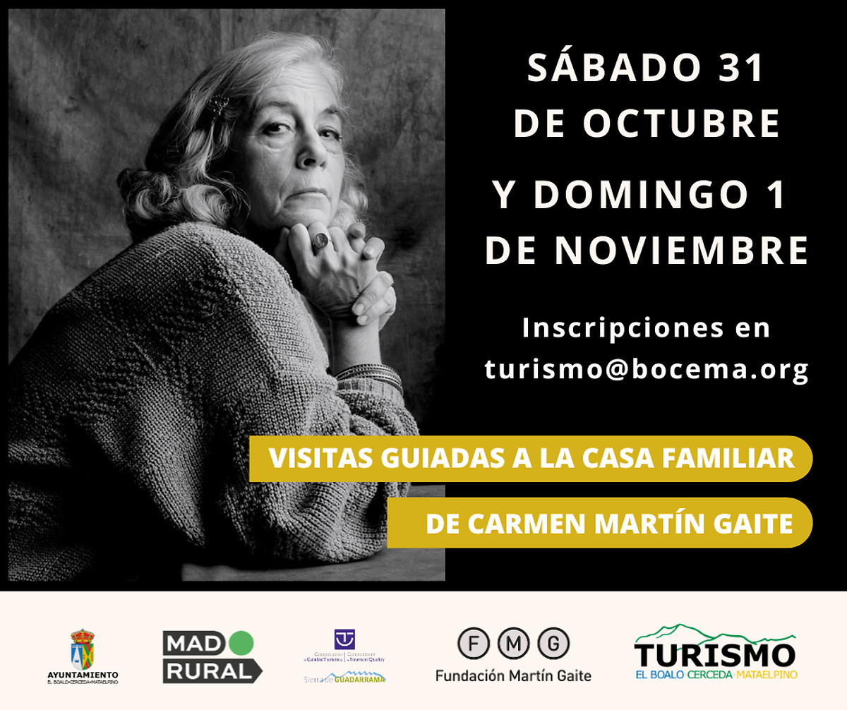 guided tour of carmen martín gaite's family home in el boalo
