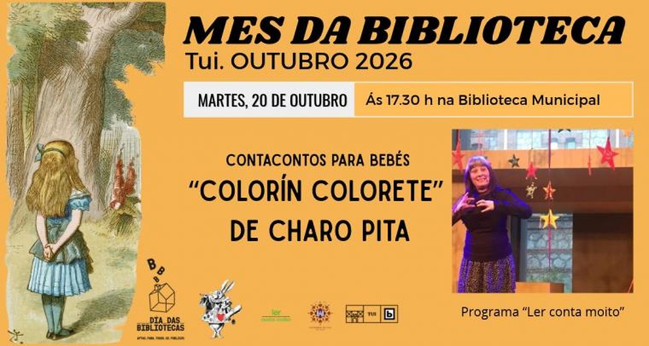 Contacuentos 'Colorín colorete' for babies to take place at Tui municipal library